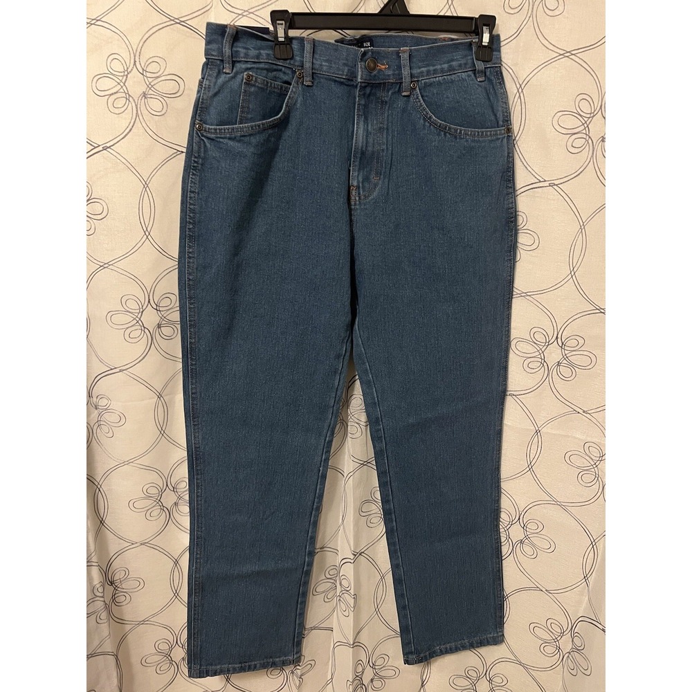 Mission Ridge 32x30 Rugged Denim Workwear Mens Light Blue‎ Jeans Straight Leg